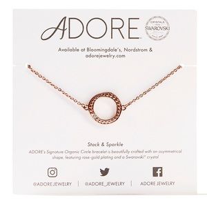 Adore by Swarovski Organic Circle Bracelet